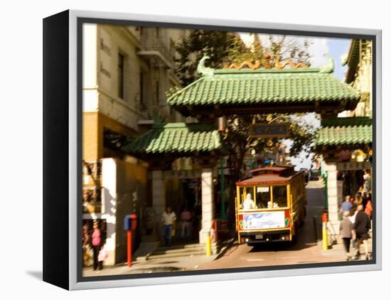 Entrance to Chinatown, San Francisco, California, USA-Michele Westmorland-Framed Premier Image Canvas