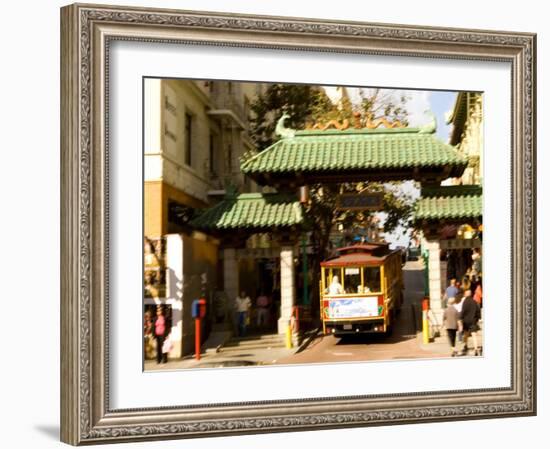 Entrance to Chinatown, San Francisco, California, USA-Michele Westmorland-Framed Photographic Print