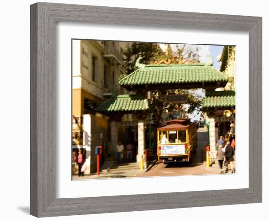 Entrance to Chinatown, San Francisco, California, USA-Michele Westmorland-Framed Photographic Print