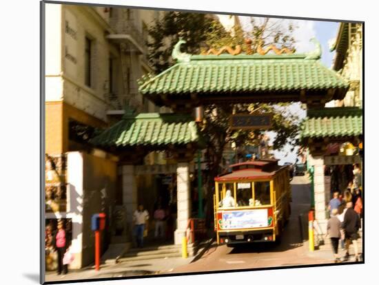 Entrance to Chinatown, San Francisco, California, USA-Michele Westmorland-Mounted Photographic Print