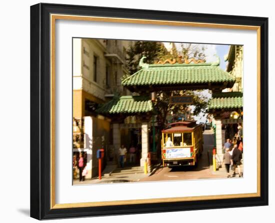 Entrance to Chinatown, San Francisco, California, USA-Michele Westmorland-Framed Photographic Print