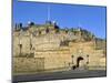 Entrance to Edinburgh Castle under Clear Blue Sky, Edinburgh, Lothian, Scotland-Chris Hepburn-Mounted Photographic Print