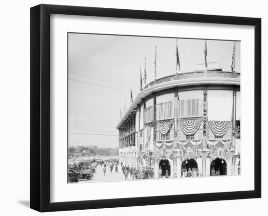 Entrance to Forbes Field, Pittsburgh, Pa.-null-Framed Photo