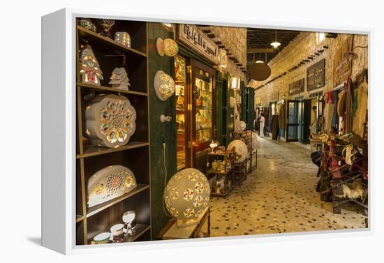 Entrance to Gold Souq, from Alleyway of Souq Waqif, Doha, Qatar, Middle East-Eleanor Scriven-Framed Premier Image Canvas