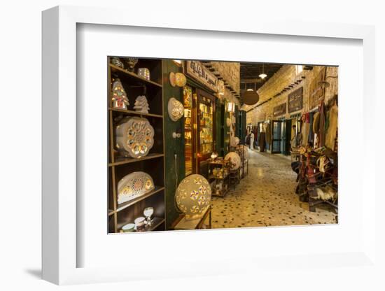 Entrance to Gold Souq, from Alleyway of Souq Waqif, Doha, Qatar, Middle East-Eleanor Scriven-Framed Photographic Print