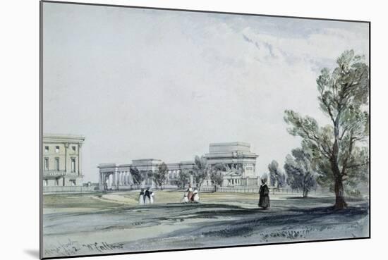 Entrance to Hyde Park at Hyde Park Corner-William Clark-Mounted Giclee Print