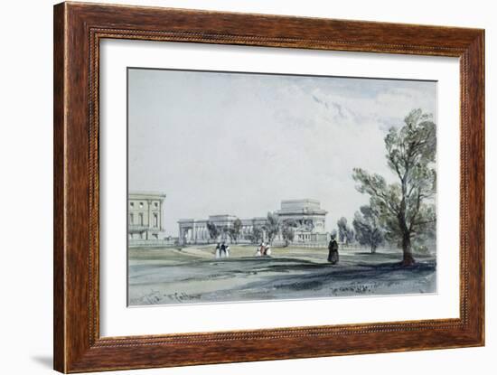 Entrance to Hyde Park at Hyde Park Corner-William Clark-Framed Giclee Print