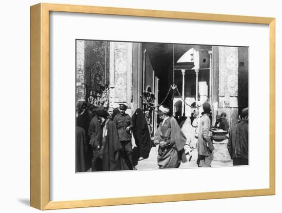 Entrance to Kazimain Mosque, Iraq, 1917-1919-null-Framed Giclee Print