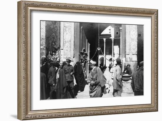 Entrance to Kazimain Mosque, Iraq, 1917-1919-null-Framed Giclee Print