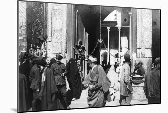 Entrance to Kazimain Mosque, Iraq, 1917-1919-null-Mounted Giclee Print