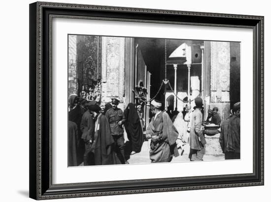 Entrance to Kazimain Mosque, Iraq, 1917-1919-null-Framed Giclee Print