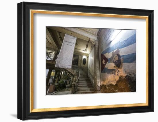 Entrance to La Guarida Restaurant (Palador), Centro Habana, Havana, Cuba-Jon Arnold-Framed Photographic Print