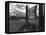 Entrance to Manzanar Relocation Center-Ansel Adams-Framed Stretched Canvas