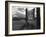 Entrance to Manzanar Relocation Center-Ansel Adams-Framed Photo