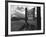 Entrance to Manzanar Relocation Center-Ansel Adams-Framed Photo