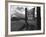 Entrance to Manzanar Relocation Center-Ansel Adams-Framed Photo