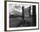 Entrance to Manzanar Relocation Center-Ansel Adams-Framed Photo