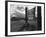 Entrance to Manzanar Relocation Center-Ansel Adams-Framed Photo