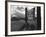 Entrance to Manzanar Relocation Center-Ansel Adams-Framed Photo