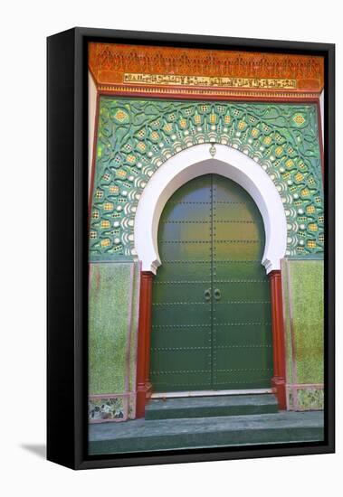 Entrance to Mosque, Tangier, Morocco, North Africa, Africa-Neil Farrin-Framed Premier Image Canvas