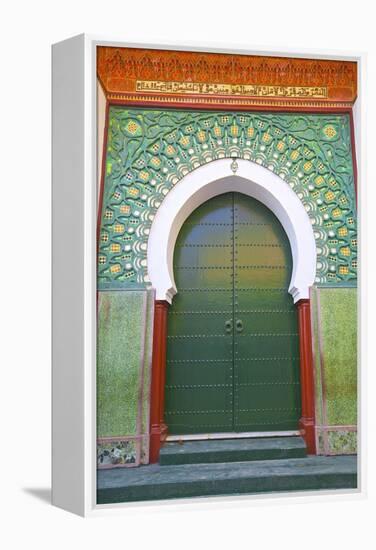 Entrance to Mosque, Tangier, Morocco, North Africa, Africa-Neil Farrin-Framed Premier Image Canvas