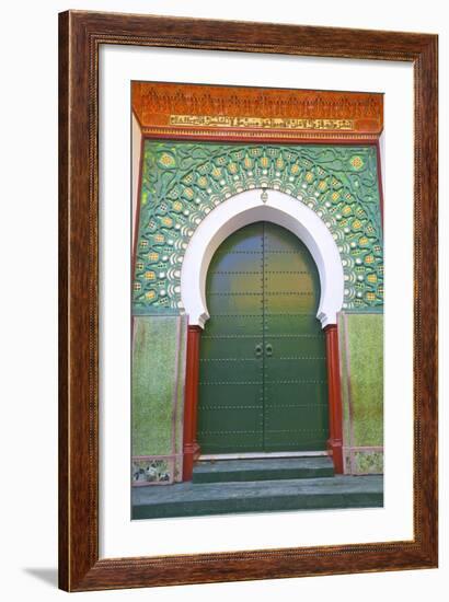 Entrance to Mosque, Tangier, Morocco, North Africa, Africa-Neil Farrin-Framed Photographic Print