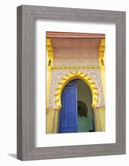 Entrance to Mosque, Tangier, Morocco, North Africa, Africa-Neil Farrin-Framed Photographic Print