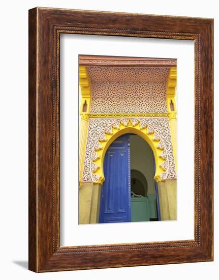 Entrance to Mosque, Tangier, Morocco, North Africa, Africa-Neil Farrin-Framed Photographic Print