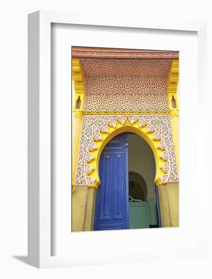 Entrance to Mosque, Tangier, Morocco, North Africa, Africa-Neil Farrin-Framed Photographic Print