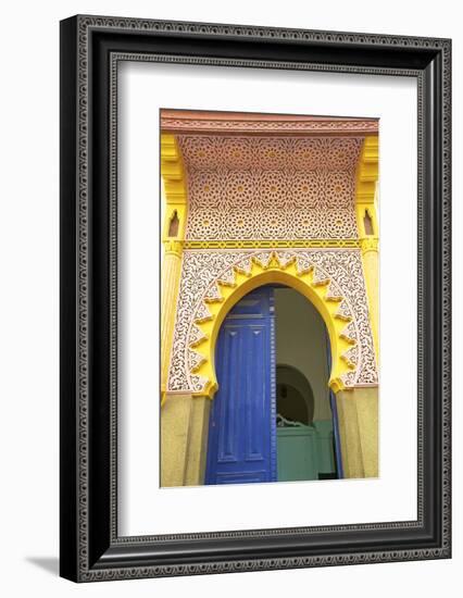 Entrance to Mosque, Tangier, Morocco, North Africa, Africa-Neil Farrin-Framed Photographic Print