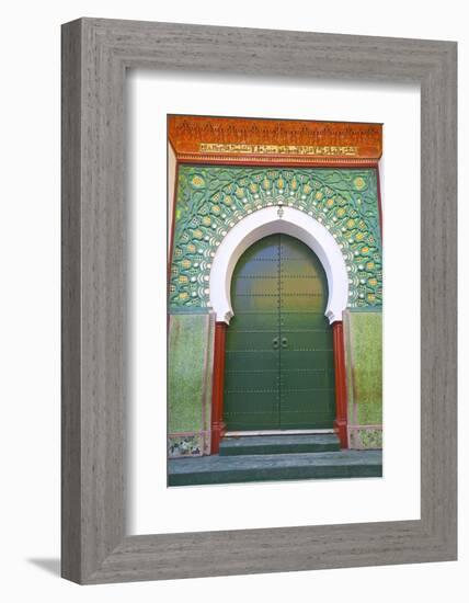 Entrance to Mosque, Tangier, Morocco, North Africa, Africa-Neil Farrin-Framed Photographic Print