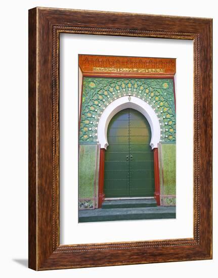 Entrance to Mosque, Tangier, Morocco, North Africa, Africa-Neil Farrin-Framed Photographic Print