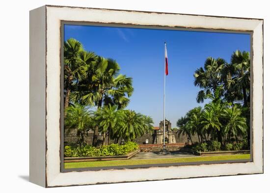 Entrance to Old Fort Santiago, Intramuros, Manila, Luzon, Philippines-Michael Runkel-Framed Premier Image Canvas