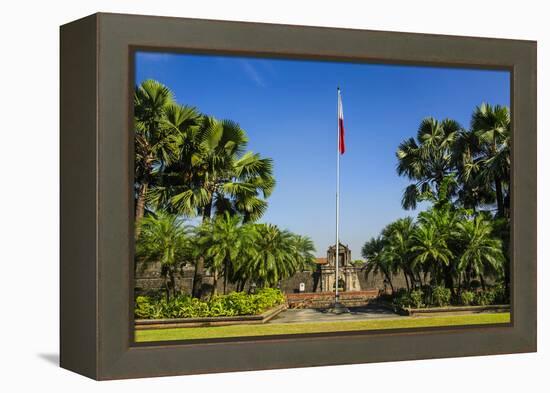 Entrance to Old Fort Santiago, Intramuros, Manila, Luzon, Philippines-Michael Runkel-Framed Premier Image Canvas