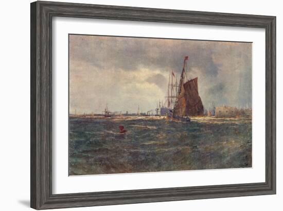 'Entrance to Portsmouth Harbour', late 19th Century (1906)-Unknown-Framed Giclee Print