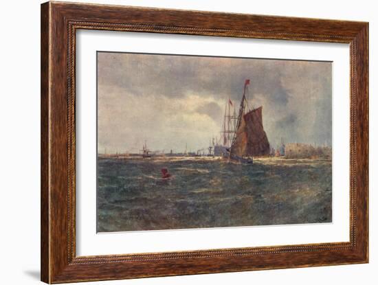 'Entrance to Portsmouth Harbour', late 19th Century (1906)-Unknown-Framed Giclee Print