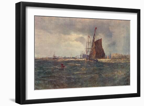 'Entrance to Portsmouth Harbour', late 19th Century (1906)-Unknown-Framed Giclee Print