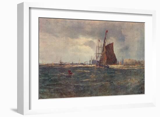 'Entrance to Portsmouth Harbour', late 19th Century (1906)-Unknown-Framed Giclee Print