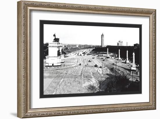 Entrance to Prospect Park: Brooklyn, New York-William Henry Jackson-Framed Art Print