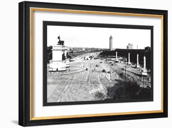 Entrance to Prospect Park: Brooklyn, New York-William Henry Jackson-Framed Art Print