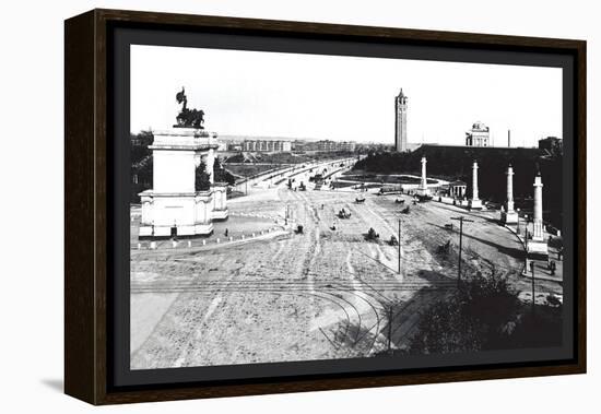 Entrance to Prospect Park: Brooklyn, New York-William Henry Jackson-Framed Stretched Canvas