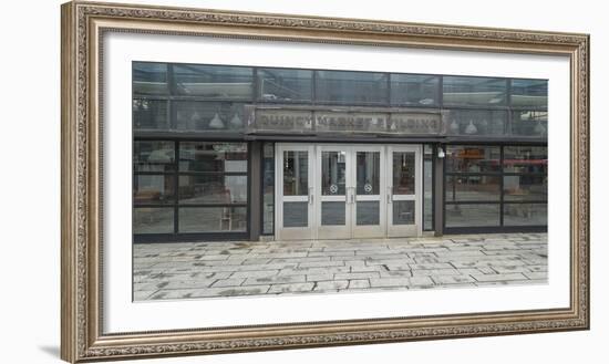 Entrance to Quincy Market, Boston, Massachusetts, USA-Panoramic Images-Framed Photographic Print