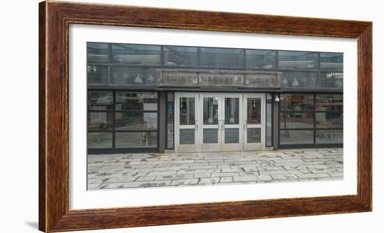 Entrance to Quincy Market, Boston, Massachusetts, USA-Panoramic Images-Framed Photographic Print