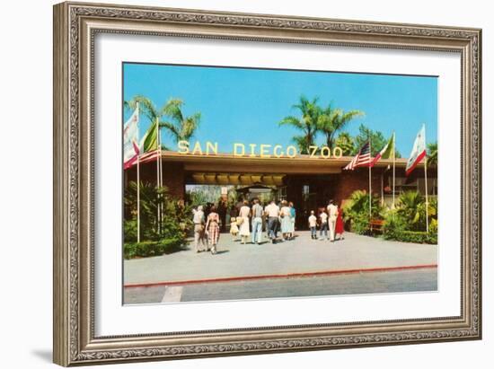 Entrance to San Diego Zoo-null-Framed Art Print