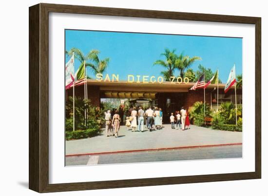 Entrance to San Diego Zoo-null-Framed Art Print