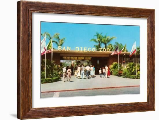 Entrance to San Diego Zoo-null-Framed Art Print