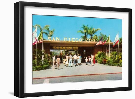 Entrance to San Diego Zoo-null-Framed Art Print