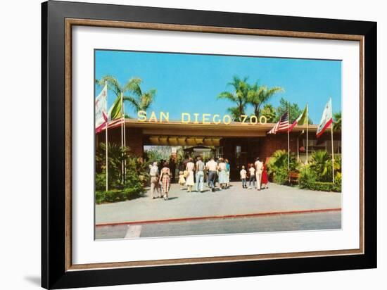 Entrance to San Diego Zoo-null-Framed Art Print