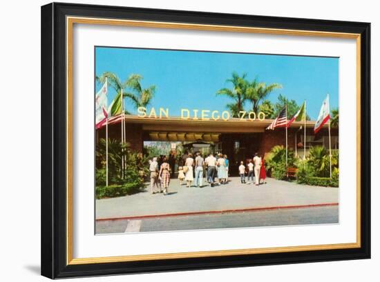 Entrance to San Diego Zoo-null-Framed Art Print