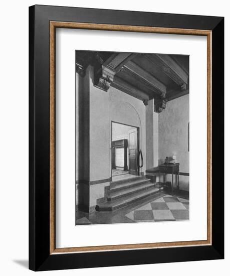 Entrance to south-east dining room, the Fraternity Clubs Building, New York City, 1924-Unknown-Framed Photographic Print